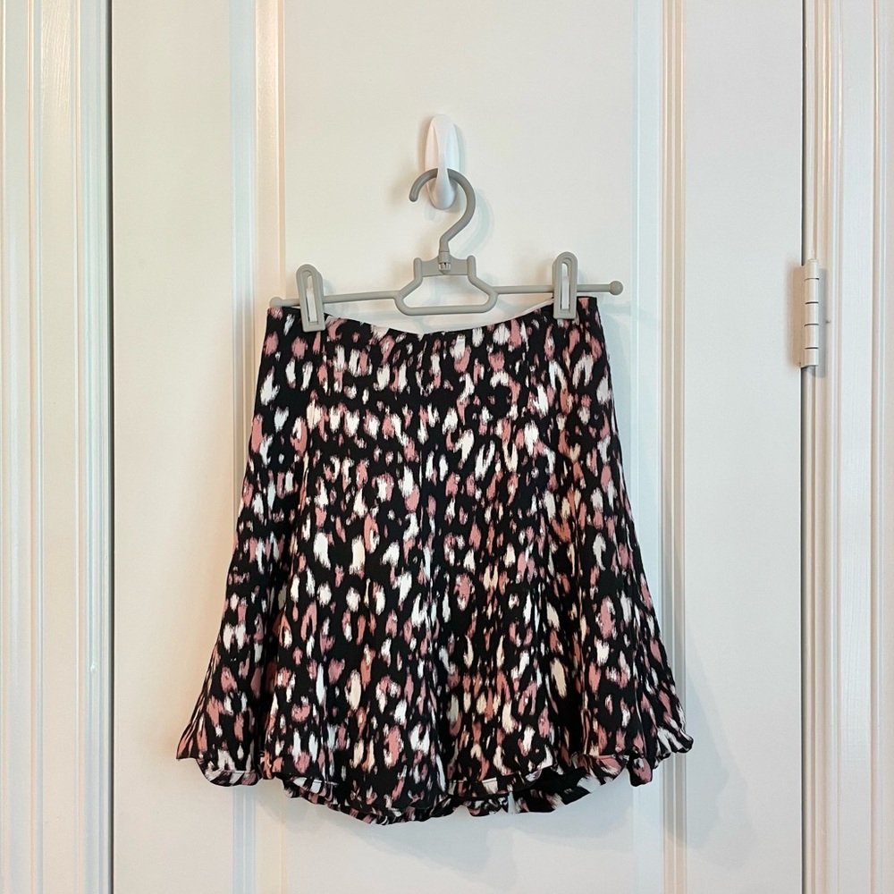 Lovers + Friends Sultry Arya Leopard Mini Skirt